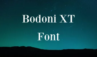 Bodoni XT Font