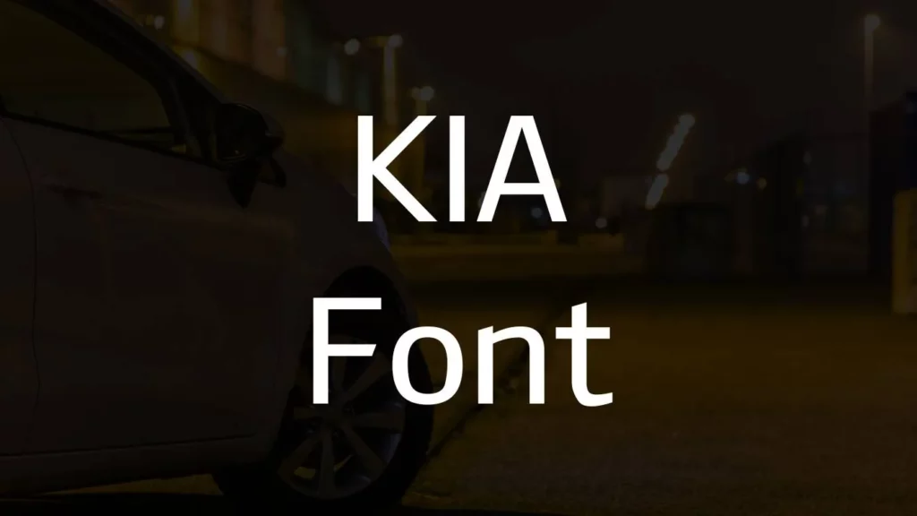 Kia Font