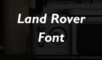 Land Rover Font