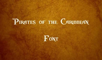 Pirates of the Caribbean Font