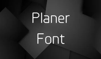 Planer Font