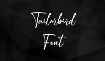 Tailorbird Font