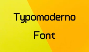 Typomoderno Font