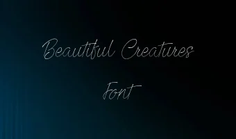 Beautiful Creatures Font