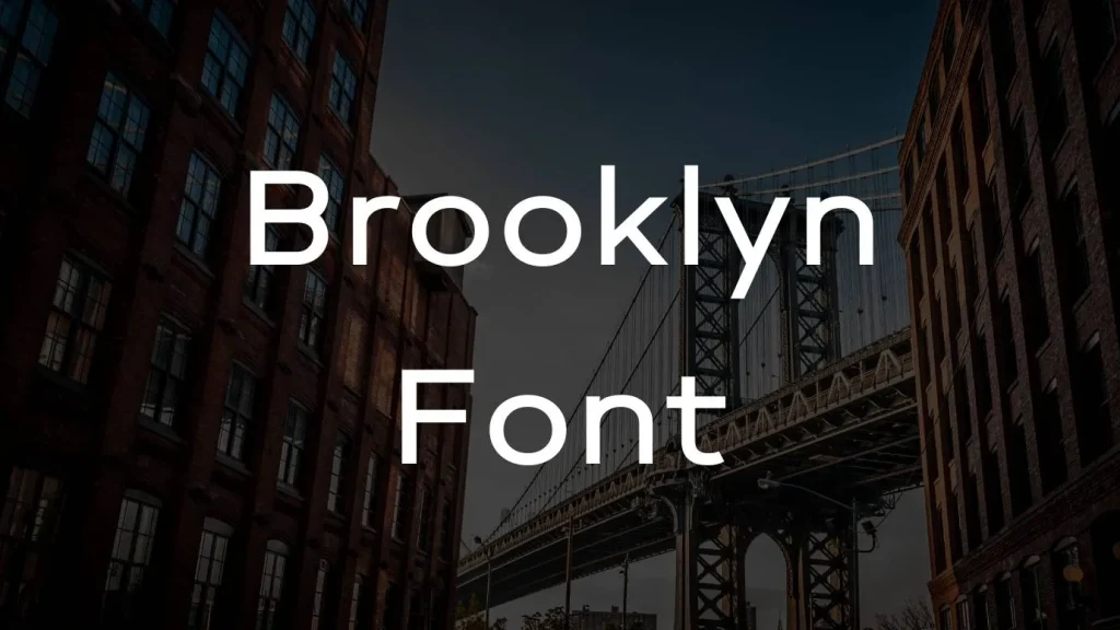 Brooklyn Font