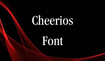 Cheerios Font