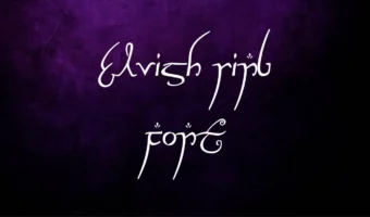 Elvish Ring Font