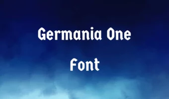 Germania One Font