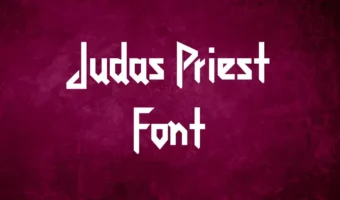 Judas priest Font