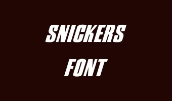 snickers Font