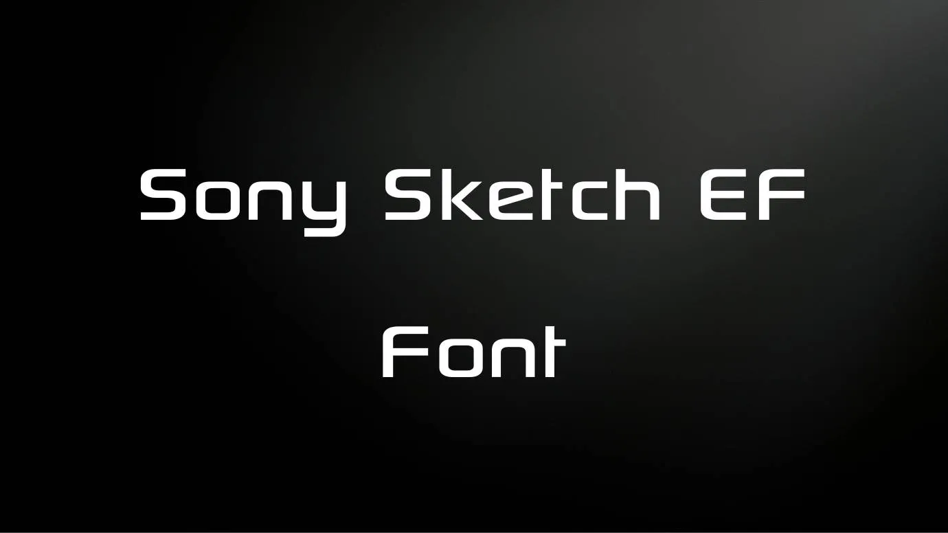 Fonts Logo  Sony Ericsson Logo Font