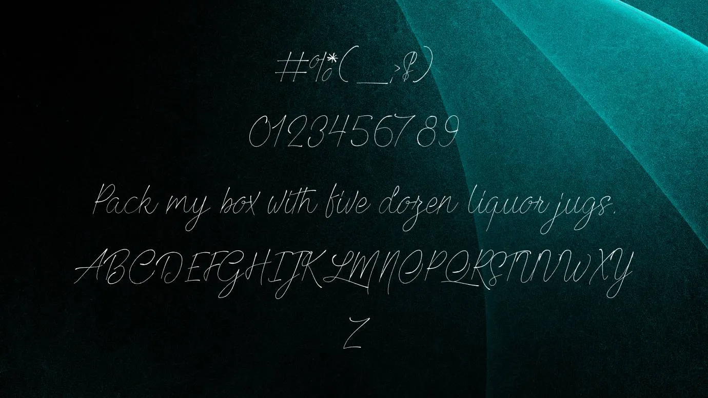 View of Beautiful Creatures Font