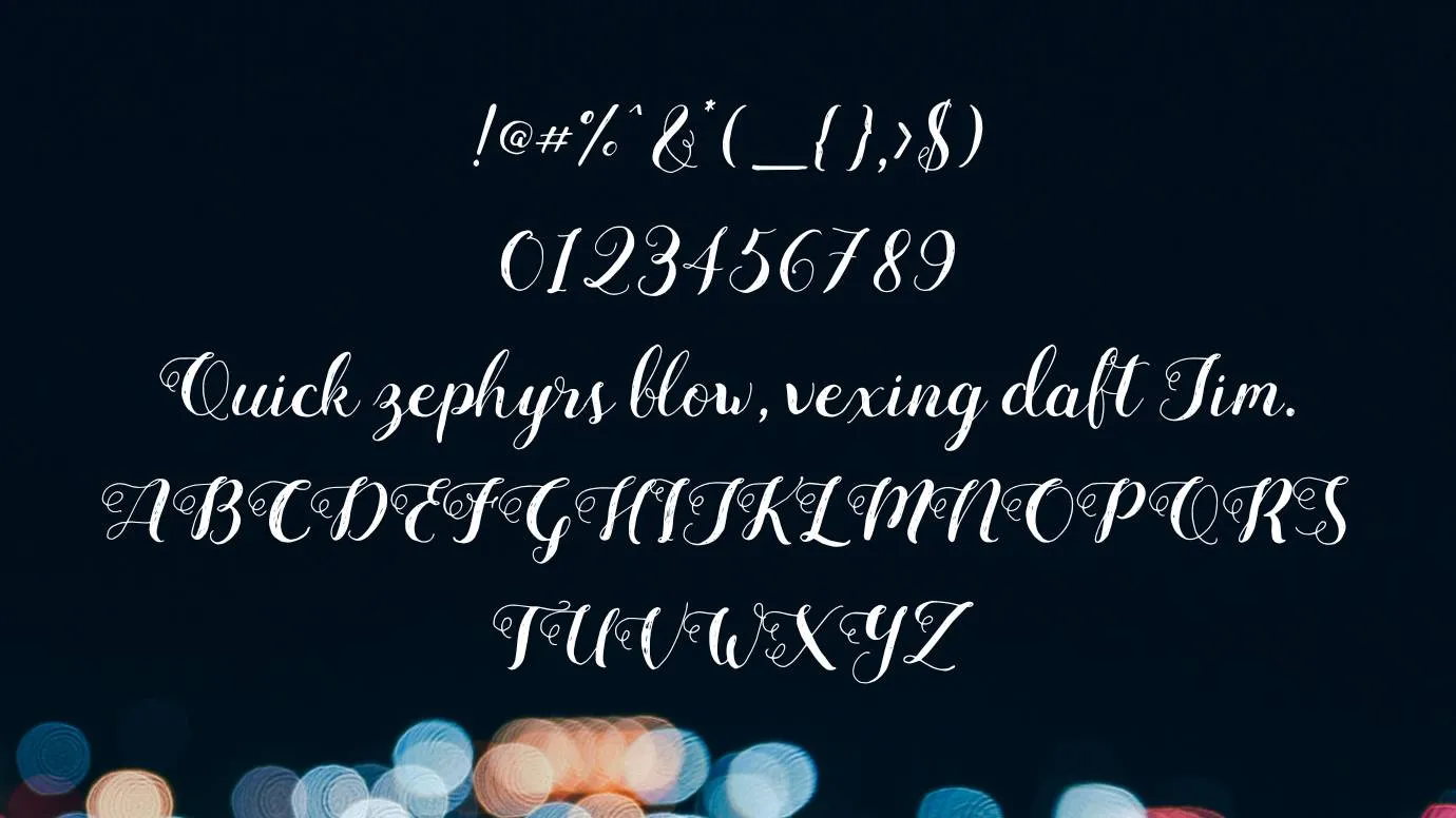 View of Mightype Font