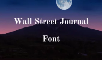 Wall Street Journal Font