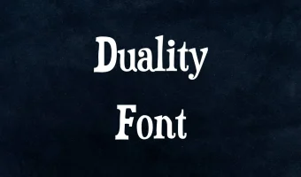 Duality Font