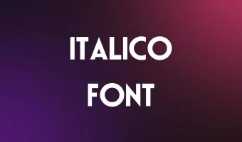 Italico Font