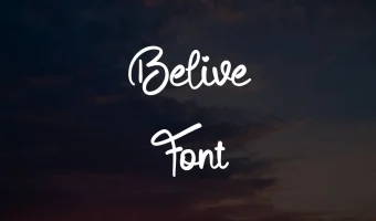 Belive Font