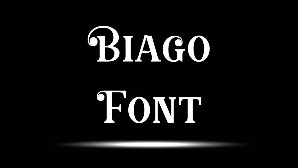 Biago Font