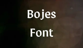 Bojes Font