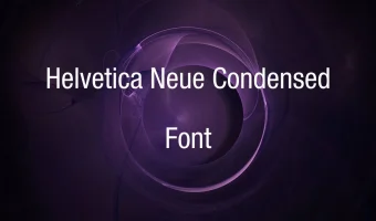 Helvetica Neue Condensed Font