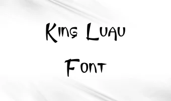 king luau Font
