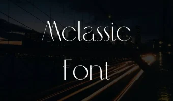 Mclassic Font