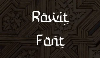 Rowit Font