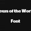 News of the World Font