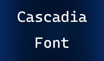 Cascadia Font