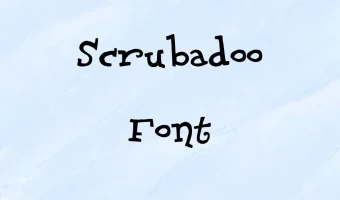 Scrubadoo Font