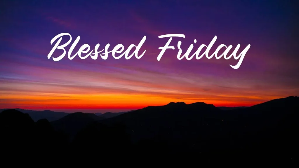 Blessed Friday Font