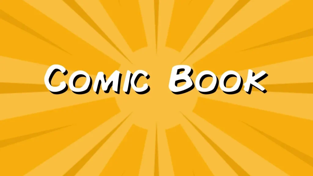 Comic Book Font