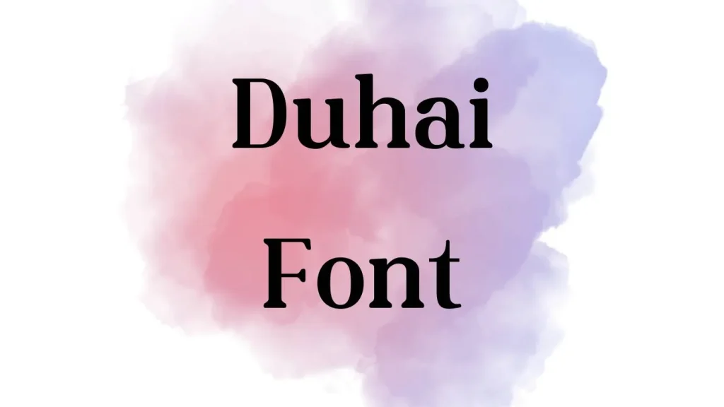 Duhai Font