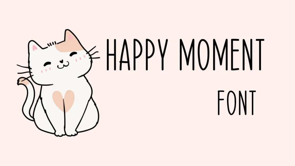 Happy Moment Font
