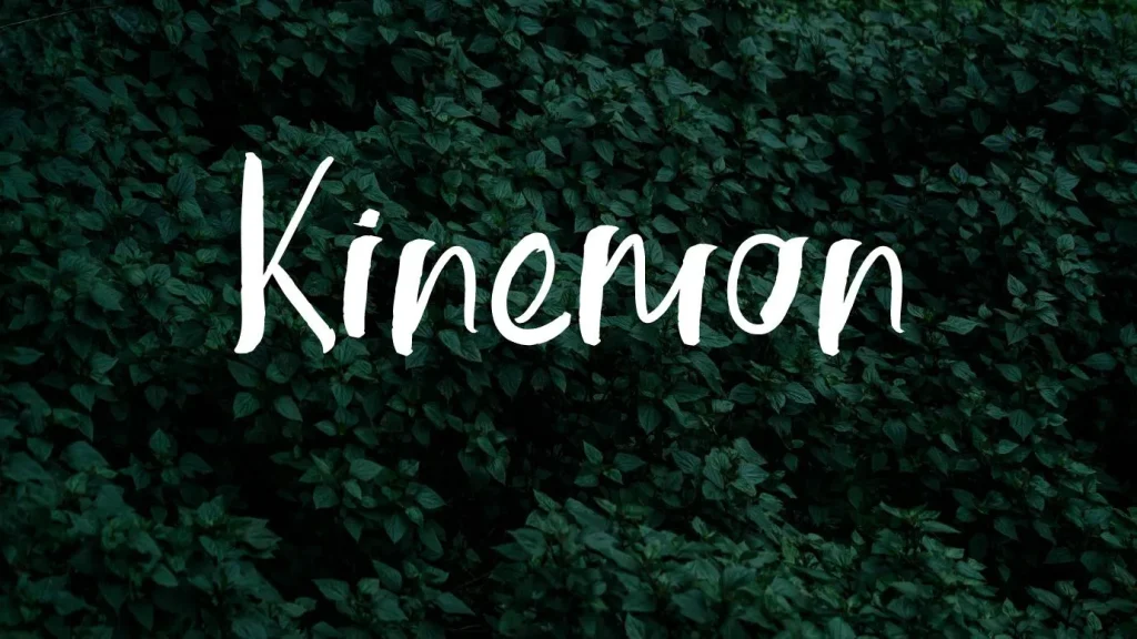 Kinemon Font