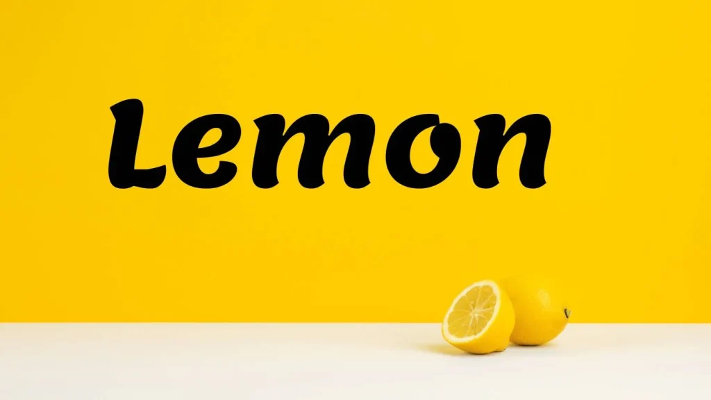 Lemon Font