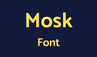 Mosk Font