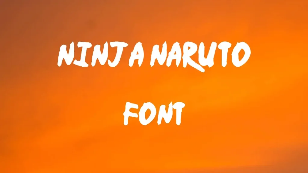 Ninja Naruto Font