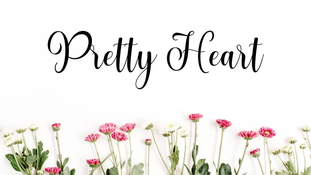 Pretty Heart Font