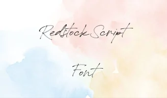 Redstock Script Font