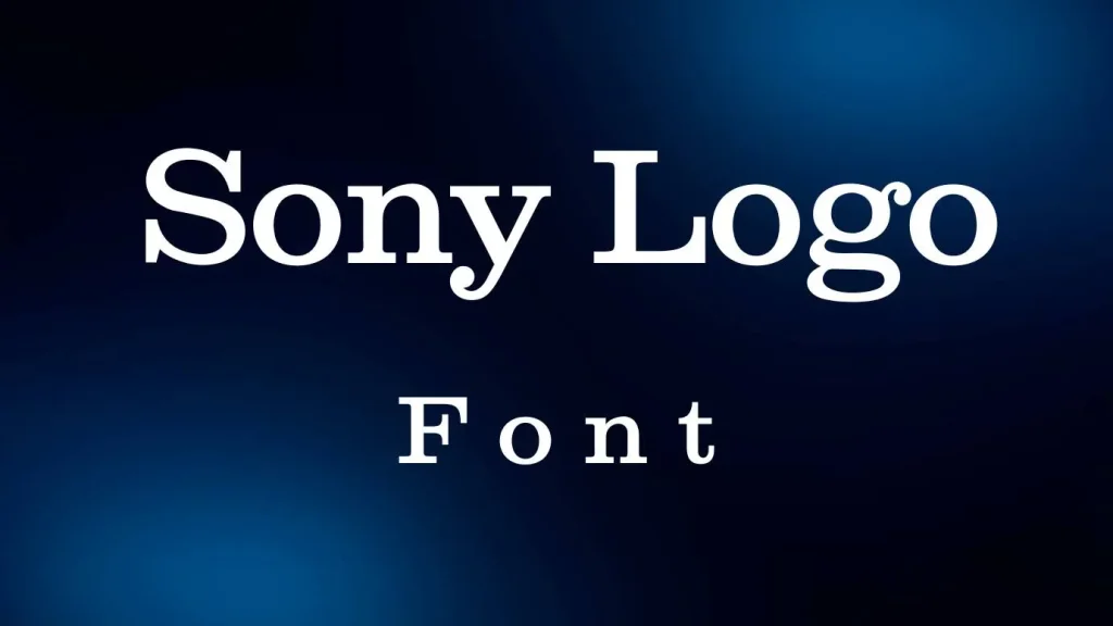 Sony Logo Font