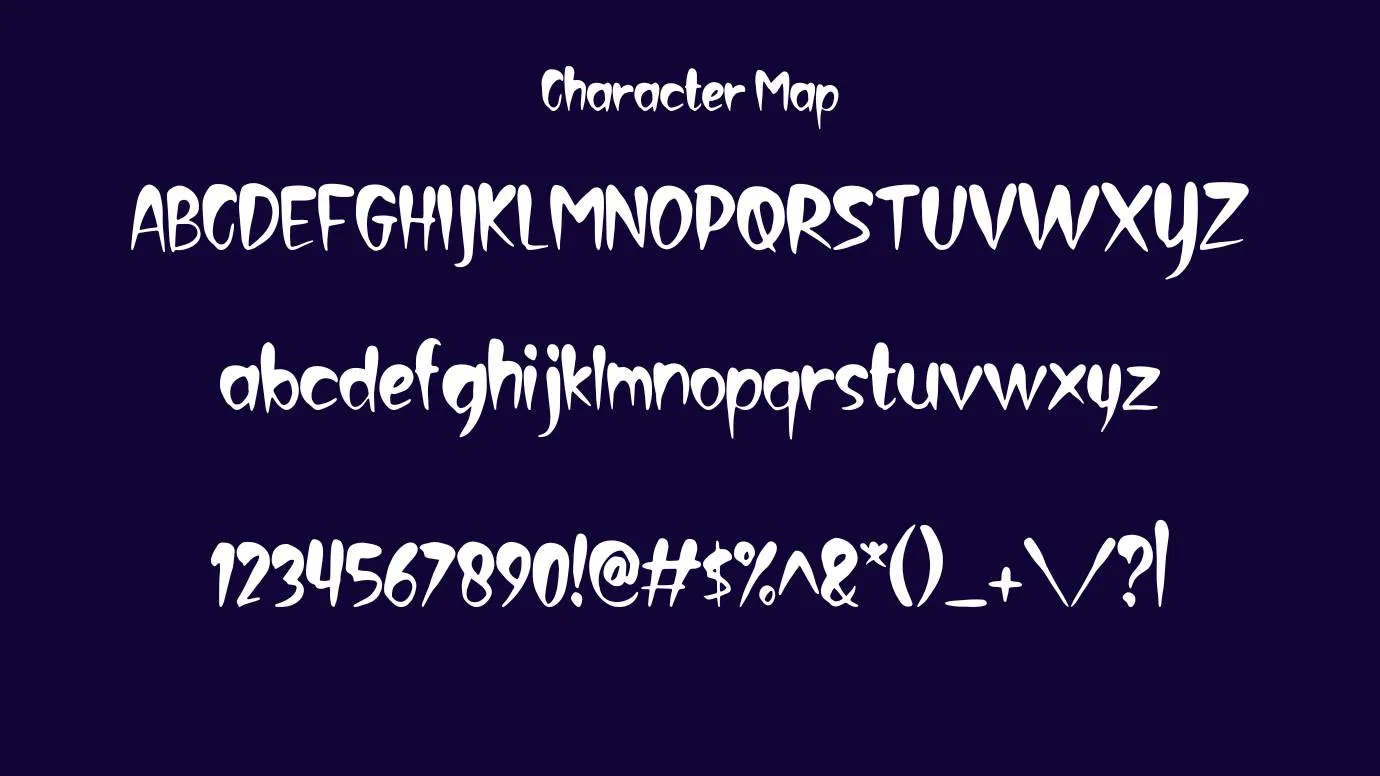 Creepy Face Font Free Download