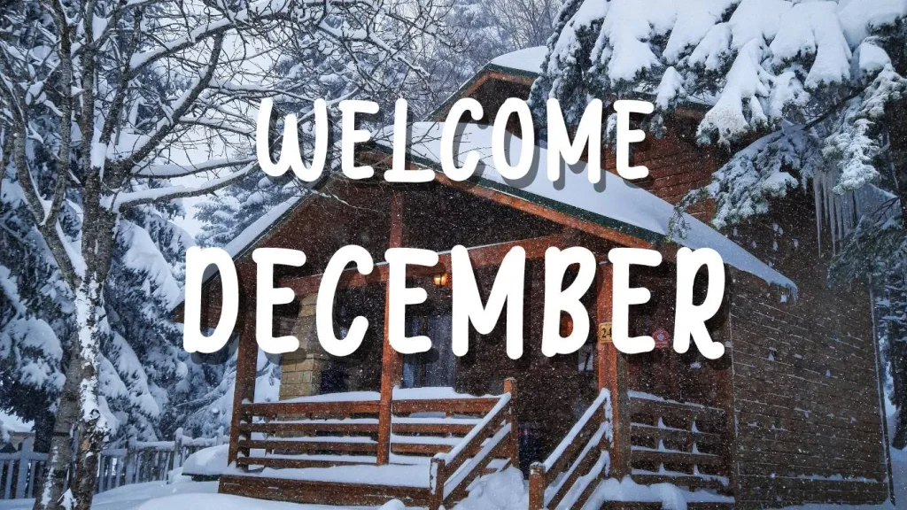 Welcome December Font