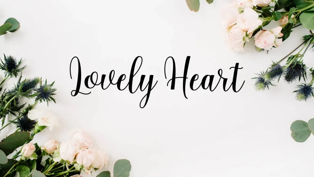 Lovely Heart Font