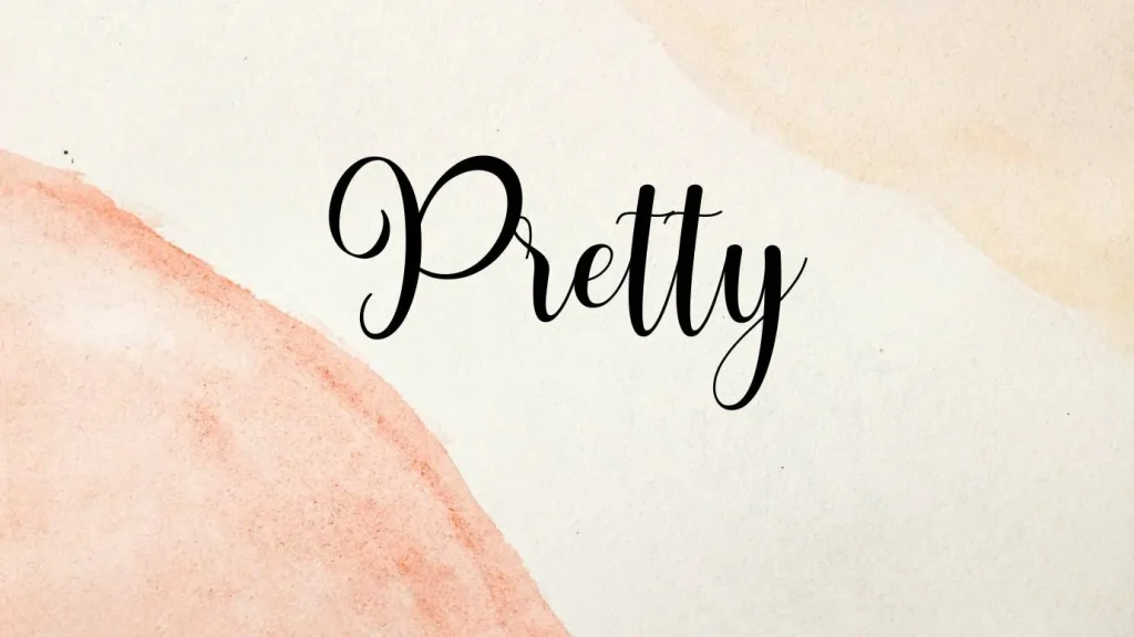 Pretty Font