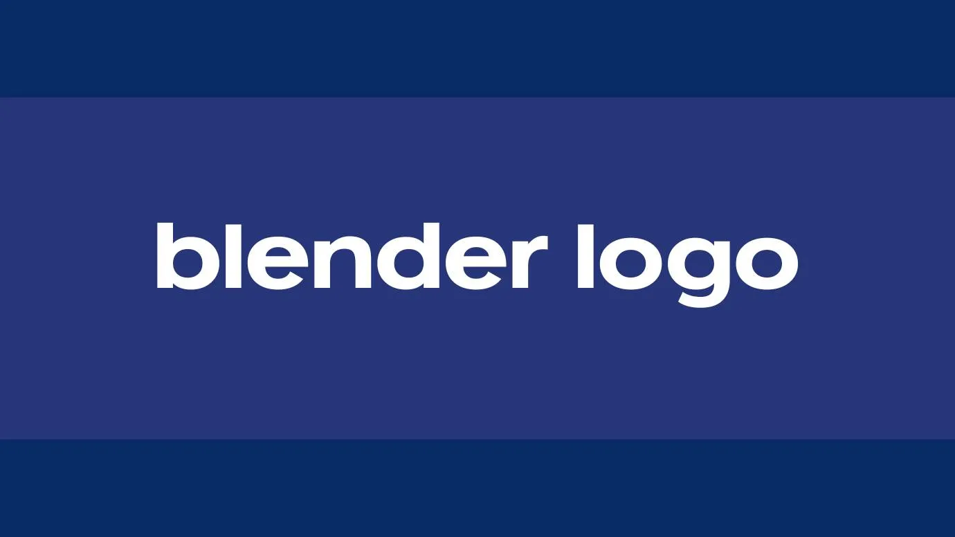 Blender Logo Font Free Download