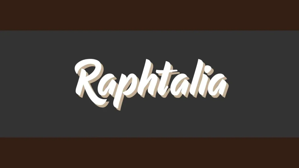 Raphtalia Font