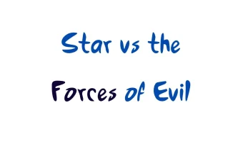 Star Vs Force of Evil Font