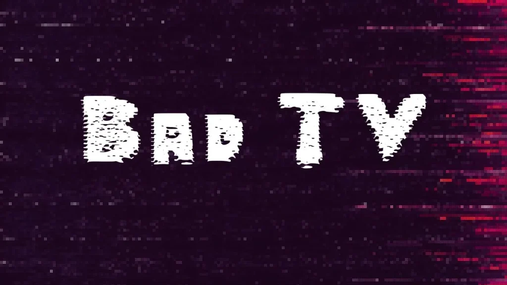 Bad Tv Font