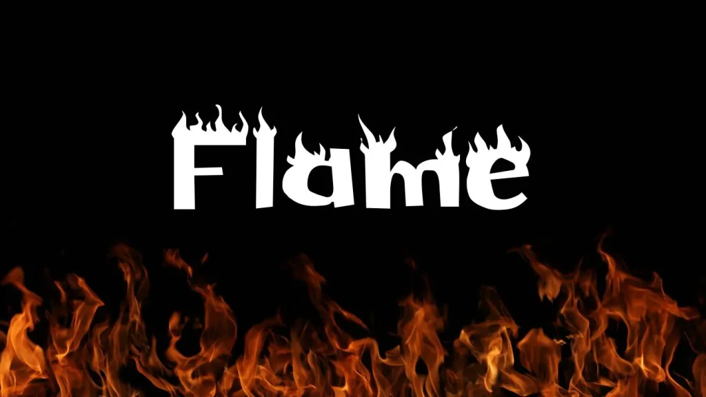 Flame Font